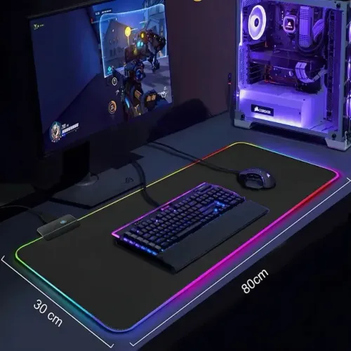 Mouse Pad Gamer estar grande RGB Exbom