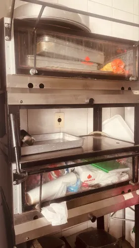 Forno duplo a gás