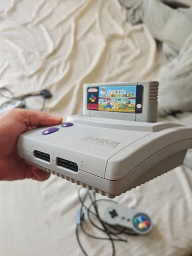 Super nintendo baby americano excelentes condicies
