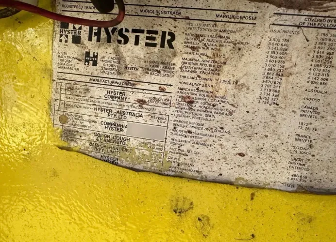 Empilhadeira Hyster 4T Diesel