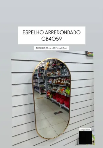 Espelho arredondado