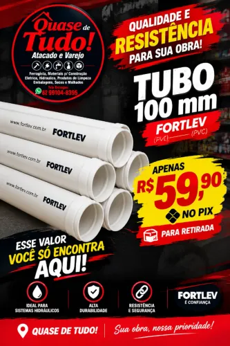 TUBO 100 MM FORTLEV
