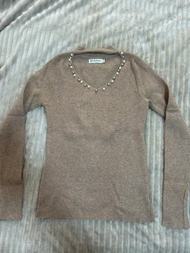 Blusa Modal com Pérolas