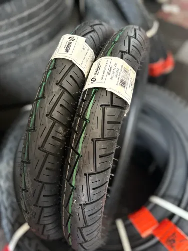 Pneu Traseiro de Biz 80/100r14 uso S/Camara