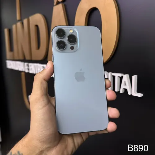 LOJA FÍSICA. IPHONE 13 PRO MAX 256GB AZUL | BEM CONSERVADO | RETIRE JÁ  