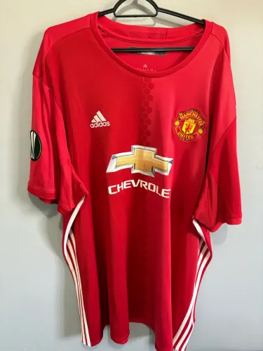 Camisa Manchester United Home 2016/17 Adidas Ibrahimovic 9 Europa League 3XL