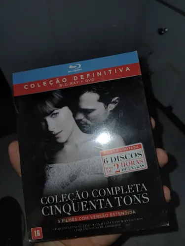Bluray coleção completa cinquenta tons (lacrado)