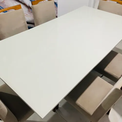 Mesa de Vidro 6 Cadeiras