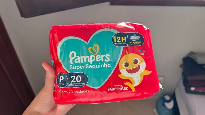 FRALDA PAMPERS SUPER SEC P 20 