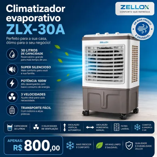 Climatizador Zellox 30A