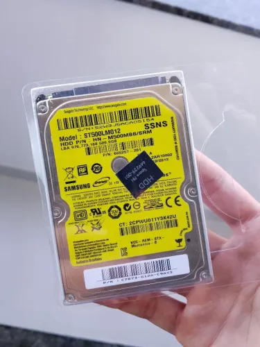 Hd 500GB 2.5 5400 RPM Samsung - Nunca Usado