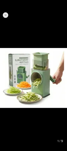 Multiprocessador à manivela para legumes e queijo