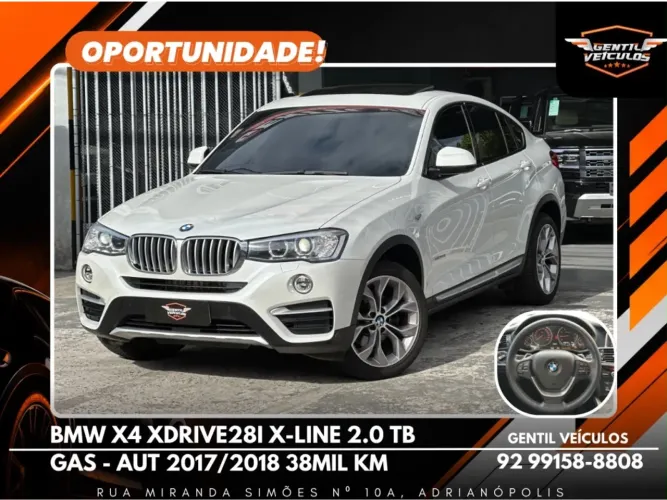 BMW X4 Xdrive 28I X-line 2.0 Turbo 245cv AUT 2018
