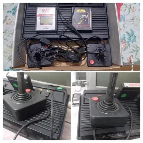 1 ATARI POLIVOX CAIXA SERIE OK COMPLETO