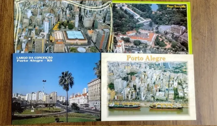 Cartões Postais de Porto Alegre, Gramado e Canela, RS