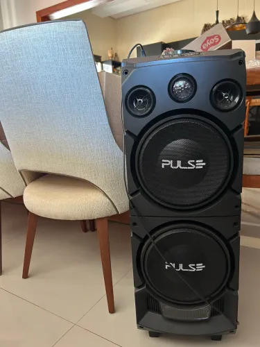 Pouco usada - Caixa De Som Torre Storm 8pol.1000w Rms Pulse - Sp509