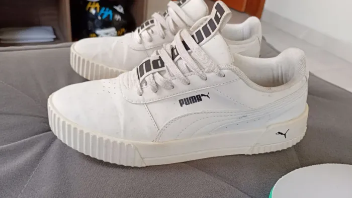 PUMA SUEDE BRANCO!!!
