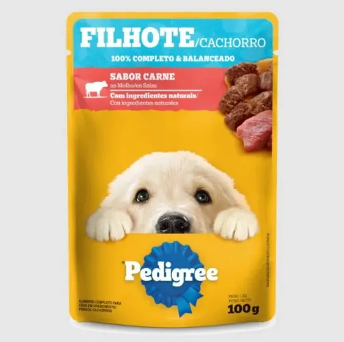 Ração Úmida - Sachê Pedigree Carne Filhote