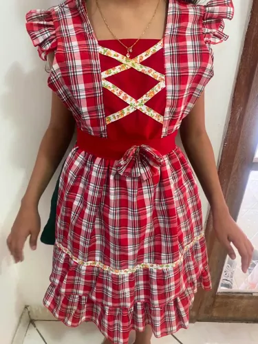 Lindo Vestido de Festa junina Infantil