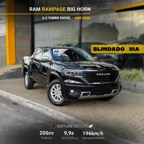 Ram Rampage BIG Horn 2.2 TB CD 4X4 DIE Aut. 2026