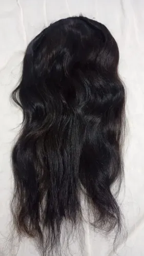 Cabelo humano em tela