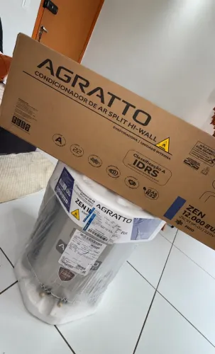 AR CONDICIONADO AGRATTO 12mil Btus INVERTER. LACRADO! Aceitamos cartoes!