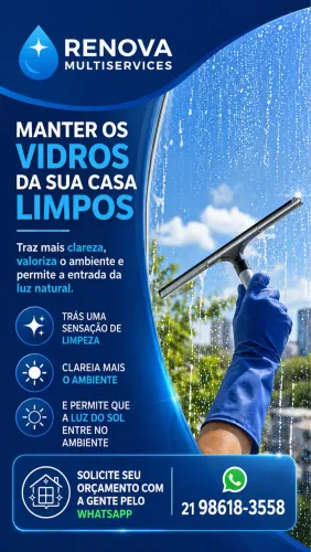 Limpeza de vidros 