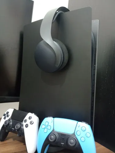 PS5 Leitor + 2 Dualsense/Edge + Pulse 3D