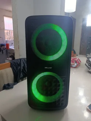 Caixa de som zellox 600w 54cm c/ controle