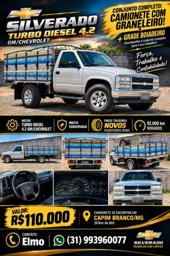 Chevrolet Silverado D20/ Rodeio 4.2 TB Diesel 2001