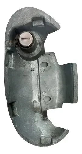 Suporte Maçaneta Dianteiro Cilindro Chave Corsa 2002 A 2012 Cinza