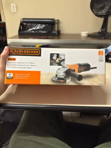 Esmerilhadeira Angular 115mm BLACK+DECKER 12000Rpm G650 650W 220V
