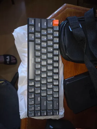 Teclado mecanico sem fio - Ziyoulang k68 mechanical wireless keyboard