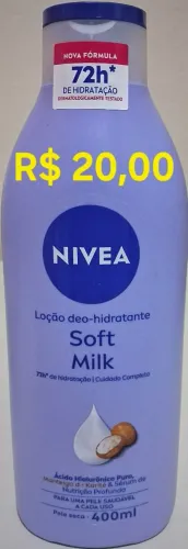 Hidratante Nivea soft milk