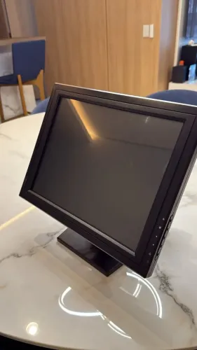 Monitor K-Mex LP-1503 LCD 15" Touch Screen Preto 