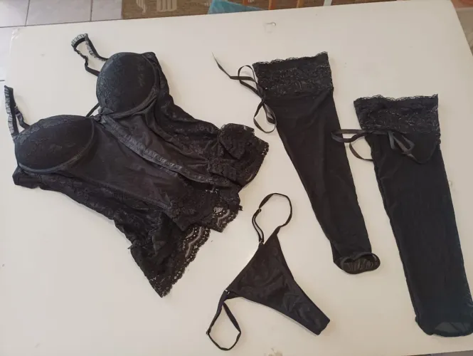 Lingerie preta