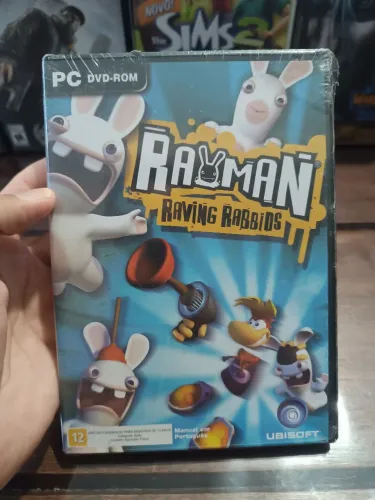Rayman raving rabbids jogo original de Pc item de colecionador LACRADO