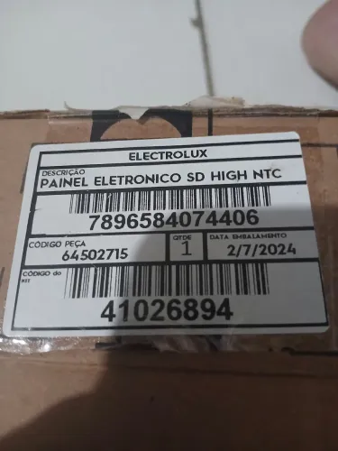 Placa da interface da geladeira Electrolux dfi80.