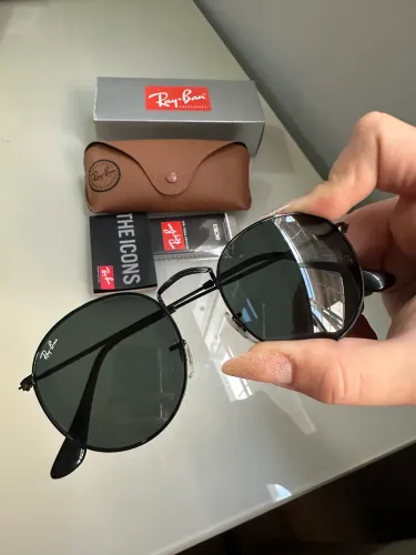 Óculos de Sol Ray-Ban Round Preto Feminino e Masculino Redondo