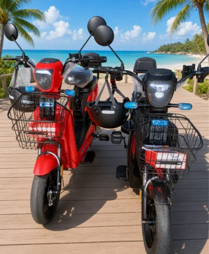 Scooter elétrica - 500 w - plásticada nova