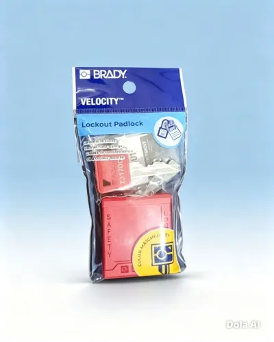 Cadeado de Bloqueio LOTO ? Modelo SDPL-38PL-RED-KD.