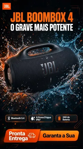 JBL BOOMBOX 4 - A MAIS BRABA