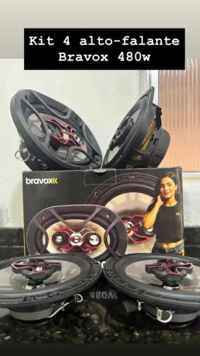 Kit alto falante bravoxx 480w zero