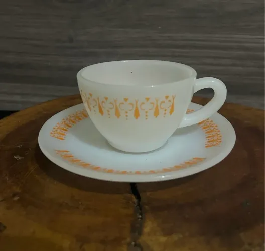 Xícaras de café Termo Rey Gravatinha Laranja