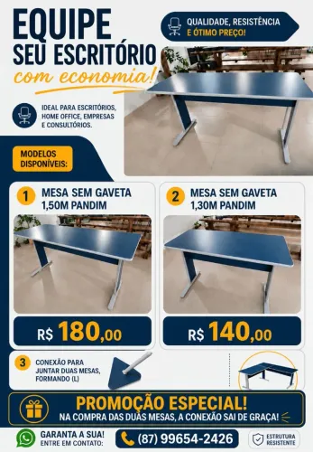 Mesa para escritório 