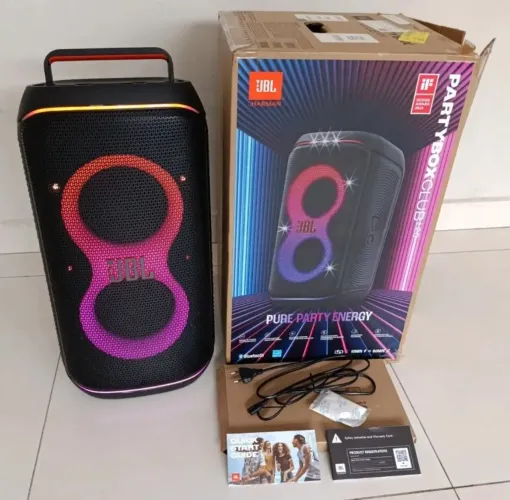 JBL Partybox Club 120 zera completa com NF Aceito cartão!