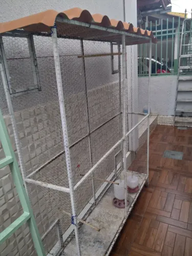 Viveiro para calopsitas e pássaros em geral.