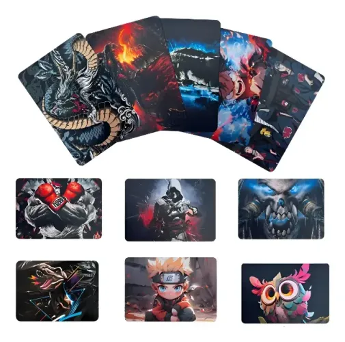 MOUSE PAD GAMER VARIAS ESTAMPAS MÉDIO.