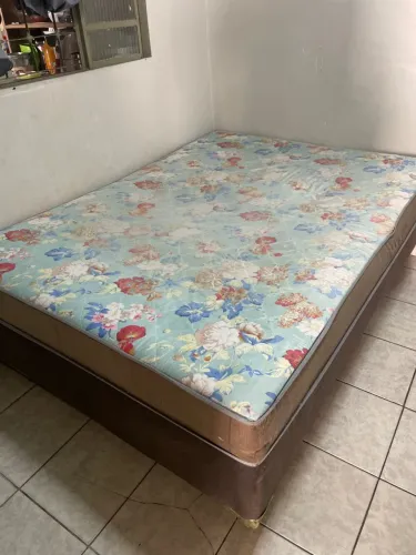 Cama box Marrom casal padrão
