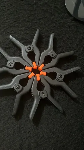 Kit 6 Braçadeiras de Mola 3" - Clips Multiuso